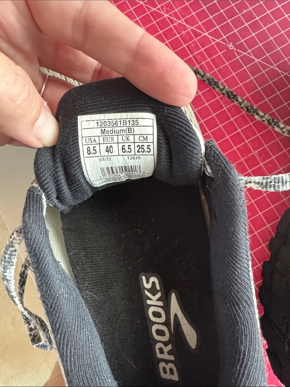 Brooks Women's Running Shoes - Beige and Black